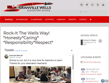Tablet Screenshot of gwes.weboschools.org